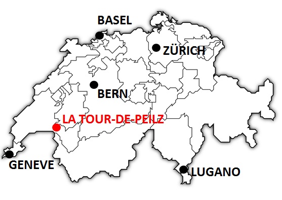 Karte La Tour-de-Peilz
