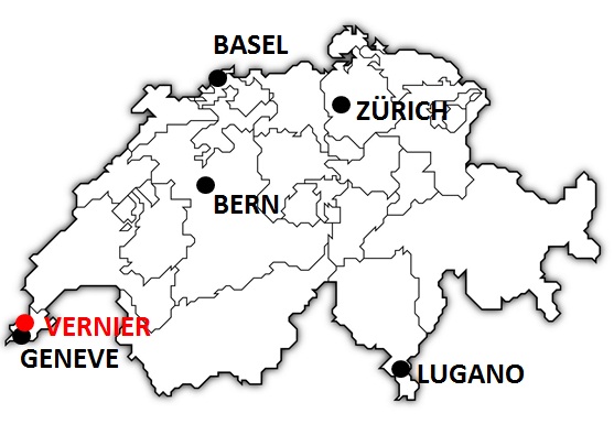 Karte Vernier