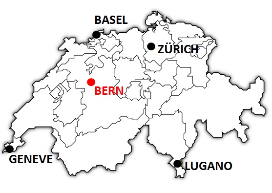 Karte Bern