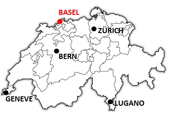 Karte Basel